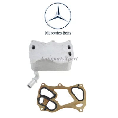 276-188-00-01 适用于梅赛德斯-奔驰 C300 C350 E350 原始设备制造商发动机机油冷却器和垫片 — 第 1/4 张图片