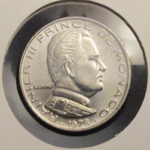 MONACO, RAINIER III, 1/2 FRANC 1978, UNCIRCULATED++. - Picture 1 of 2