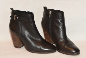Botines Coach Hewes Safari de Cuero Negro A6841 Talla 9.5 B - Imagen 1 de 10