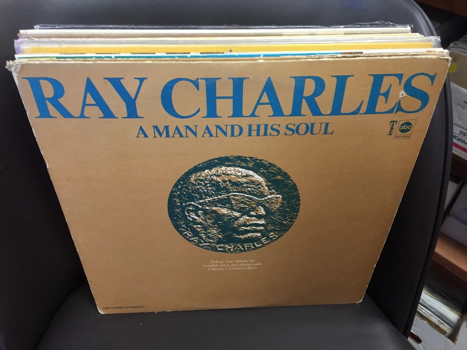 Ray Charles A Man and His Soul vinyl 2x LP ABC Records Stereo 1972 VG+ Foto 1 de 1