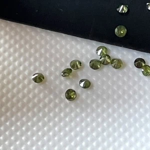 Lote de 1,0 quilates Diamante Suelto Natural Verde Redondo Corte Brillante Diamante Para Uso en Joyas - Imagen 1 de 8