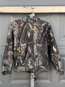 Field And Stream Youth Medium Insulated Hooded Hunting Jacket Realtree Camo - Picture 1 of 19