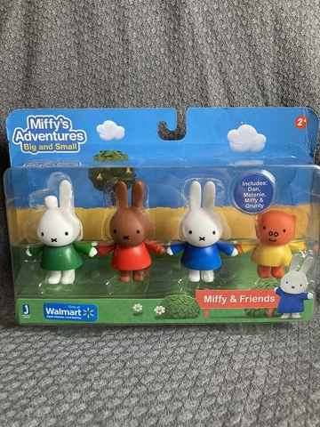 Miffy’s  Adventures Big and Small Miffy & Friends 4 Piece Figure Set New Sealed Cover