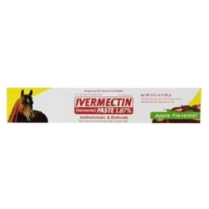 Paste Horse Dewormer Apple Flavor Safe Effective Wormer 6/2 New - Picture 1 of 15