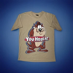 Vintage Changes Brand Taz Manian Devil (You Hoser!) Looney Tunes Shirt Men SZ L - Picture 1 of 8
