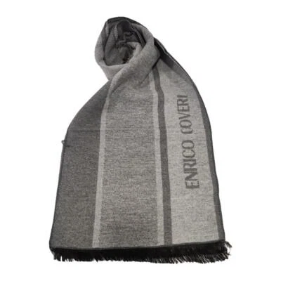 Sciarpa Uomo Ragazzo Enrico Coveri Stola Pashmina Coprispalle Sfrangiata 180x30 - Immagine 1 di 4