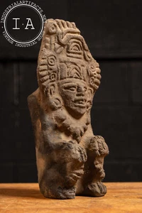 Vintage Pre-Columbian Inspired Mayan Terracotta Vessel - Picture 1 of 8
