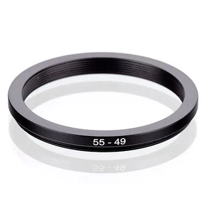 RISE (UK) 55-49MM 55MM-49MM 55 to 49 Step Down Ring Filter Adapter - Picture 1 of 3