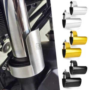 LEFT RIGHT FRONT FORK SHOCK GUARD PROTECT SHELL COVER FOR HONDA - Imagen 1 de 16