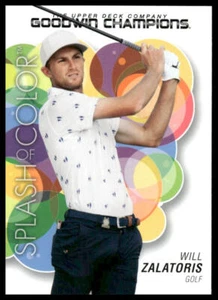 2023 Upper Deck Goodwin Champions #122 Will Zalatoris Splash Of Color Card - Picture 1 of 2