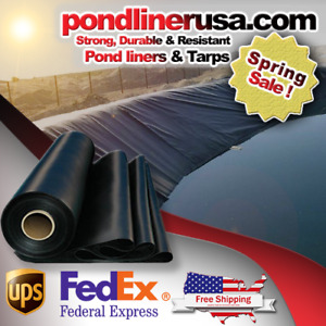 20x30 Pond liner,40+ year HDRPE,durable,No underlay needed,Free Shipping! MA24