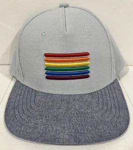 Snapback Mütze Rainbow Pride Flagge Baseball Cap blau bunt - Bild 1 von 20