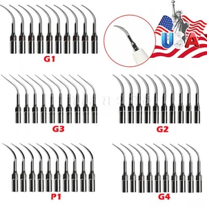 Dental Ultrasonic Piezo Scaler Perio Tips G1,G2,G3,G4,P1,P3 F/ EMS Woodpecker - Picture 1 of 27