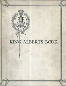 König Alberts Buch. Belgischer König. N.D. Circ. 1914. gekippt in illusorischer Farbe, - Bild 1 von 3