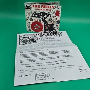 Ike Reilly Crooked Love Radio DJ Promo CD With Release Contact Letter RARE - Picture 1 of 4