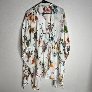 Johnny Was Women’s Ardella Swim Cover-Up S / M Kimono Boho Chic CSW3623 Floral - Picture 1 of 9