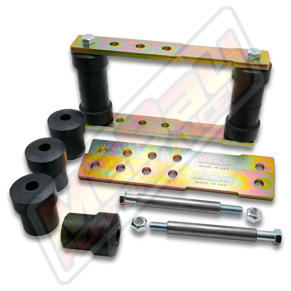 Kit Elevador Grillete Trasero Ajustable 1" a 4" 67-75 Camaro Firebird 62-79 Nova EE. UU. Foto 1 de 4