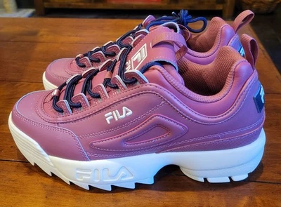 Zapatillas Premium NWB FILA Para Mujer Talla 8 Disruptor II - hros/mlga/gard Foto 1 de 4