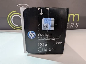  Genuine HP CF210A Black Toner Print Cartridge 131A Factory Sealed - Picture 1 of 4