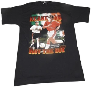Vintage 90s Roy Keane #16 Manchester United Single Stitch Rap T-Shirt Small - Bild 1 von 7