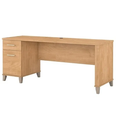 Bush Furniture Somerset 72W Office Desk with Drawers in Maple Cross - Eng Wood - Image 1 of 3