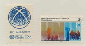 United Nations (New York) Stamps Scott #443 To 444, Mint Never Hinged - Picture 1 of 1