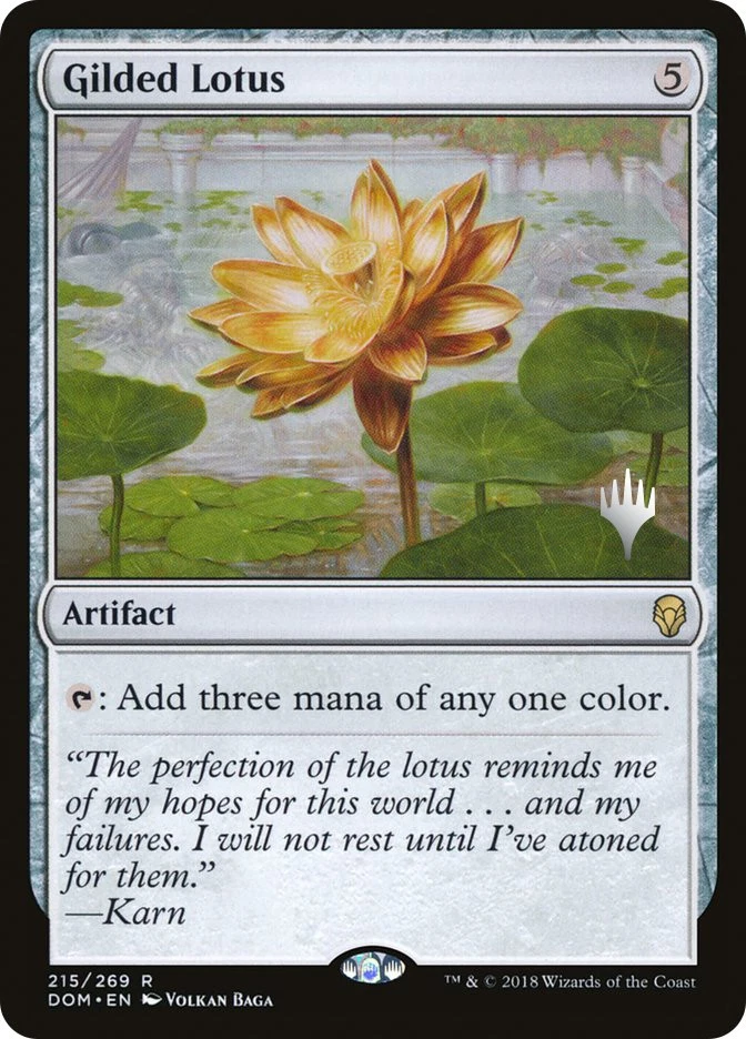 MTG Gilded Lotus Promo Pack Dominaria  - Promo: Planeswalker Stamped #215p - Image 1 of 1