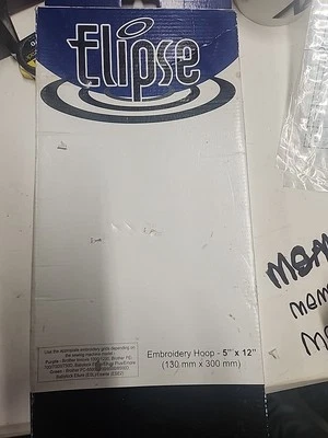 Elipse Embroidery Hoop 5 x 12 SA-445 Compatible w/Some Brother & Babylock +Grids - Image 1 of 4