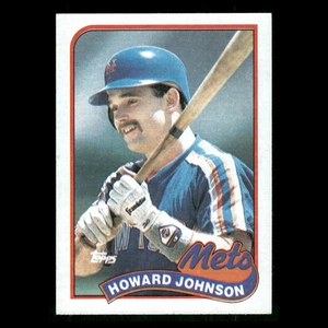 Tarjeta de béisbol Howard Johnson #383 1989 Topps New York Mets MLB - Imagen 1 de 3