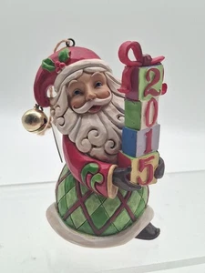 Jim Shore 2015 Annual Santa Ornament #4049152Q - Picture 1 of 4