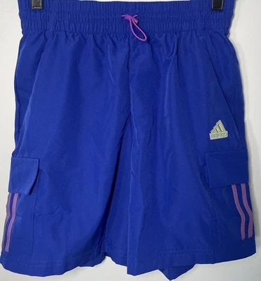 Шорты Adidas солнечные грузовые мультиспортивные мужские полуосознанные синие JF6613 - Изображение 1 из 4