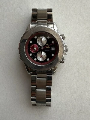 Rare Fila Poseidon Men’s Chronograph Quartz Watch - Ref 486G- New Battery - - image 1 of 4