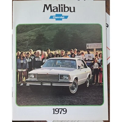 Chevrolet Malibu 1979 folleto de concesionario original vintage Foto 1 de 3