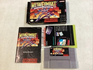 Metal Combat Falcon's Revenge SNES CIB Manual And Insert Tested B - Picture 1 of 16