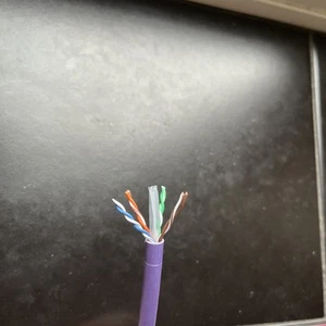 Lot Câble Interne Ethernet Cat6 100% Cuivre Données Faible Fumée LSOH POE - Photo 1/2
