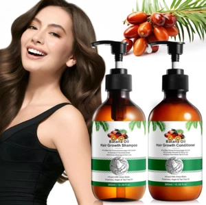 Batana Oil Shampoo and Conditioner Set | Clarifying Hair Growth Treatment for... - Picture 1 of 9