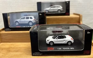 3 Malibu International 1:64 Audi Q7, V.W.Touareg & Toyota MR2 DieCast New - Picture 1 of 15