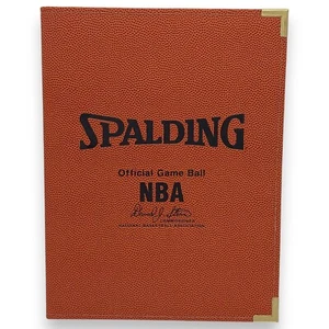 Spalding Official Game Ball Basketball NBA Notebook Notepad NO PAPER, READ - B - Picture 1 of 12