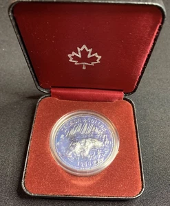Canada 1980 Silver Dollar Artic Territories Uncirculated CASE DISCOLOURED - Bild 1 von 15