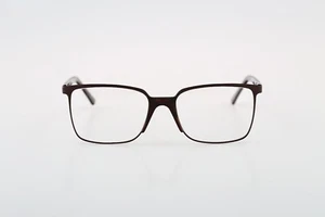 Andy Wolf White Heat Robinson Col. E, 2000s red & brown rectangle glasses frames - Picture 1 of 10