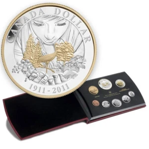 2011 Canada Fine Silver Proof Set Canadian Parks 100th Anniversary - Picture 1 of 7