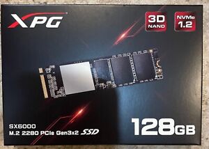 ADATA XPG SX6000 128GB M.2 2280 PCIe Gen3x2 SSD NVMe 1.2 ASX6000NP-128GT-C NEW