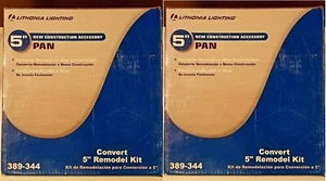 (2) pack NEW LITHONIA LIGHTING 5" / 13cm NEW CONSTRUCTION Rec PAN Accessory - Picture 1 of 2