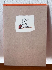 Vintage Michele Collins Design "Hole-y Sheet, It's Halloween!" Greeting Card - Picture 1 of 3