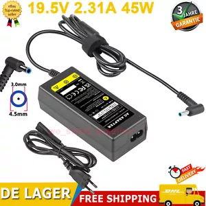 45W Laptop Ladekabel für HP, 19.5V 2.31A Notebook Netzteil Ladegerät 4.5mm 3mm - Bild 1 von 8