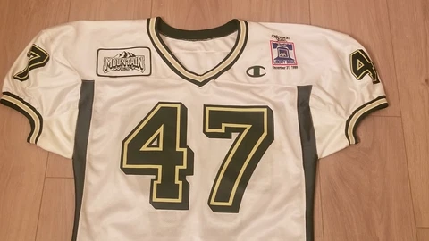 vtg 1999 Liberty Bowl Game Worn Colorado State University Football Jersey sz 50 Cover