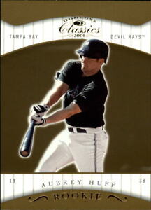 2001 Donruss Classics Tampa Bay Devil Rays Baseball Card #101 Aubrey Huff