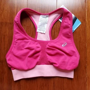 NWT Asics Versatility Seamless Pink Athletic Sports Bra Women's XS/S - Picture 1 of 3