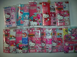 Hello Kitty Underwear Underpants Girls 4 6 8 Three Pair Assorted Design New - Picture 1 of 14