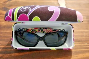 VGUC Vera Bradley VB-3518S Purple Punch~Polarized Sunglasses w/matching case - Picture 1 of 5